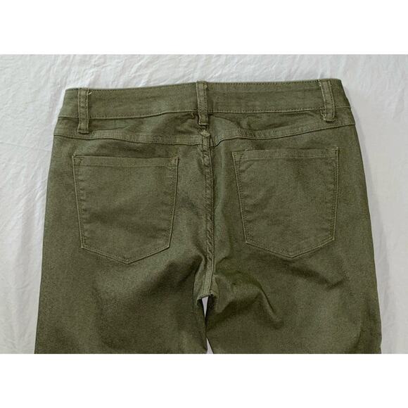 Prana Kara Lightweight 5-Pocket Stretch Organic Cotton Jeans. Olive, Women's 27. - Picture 9 of 9